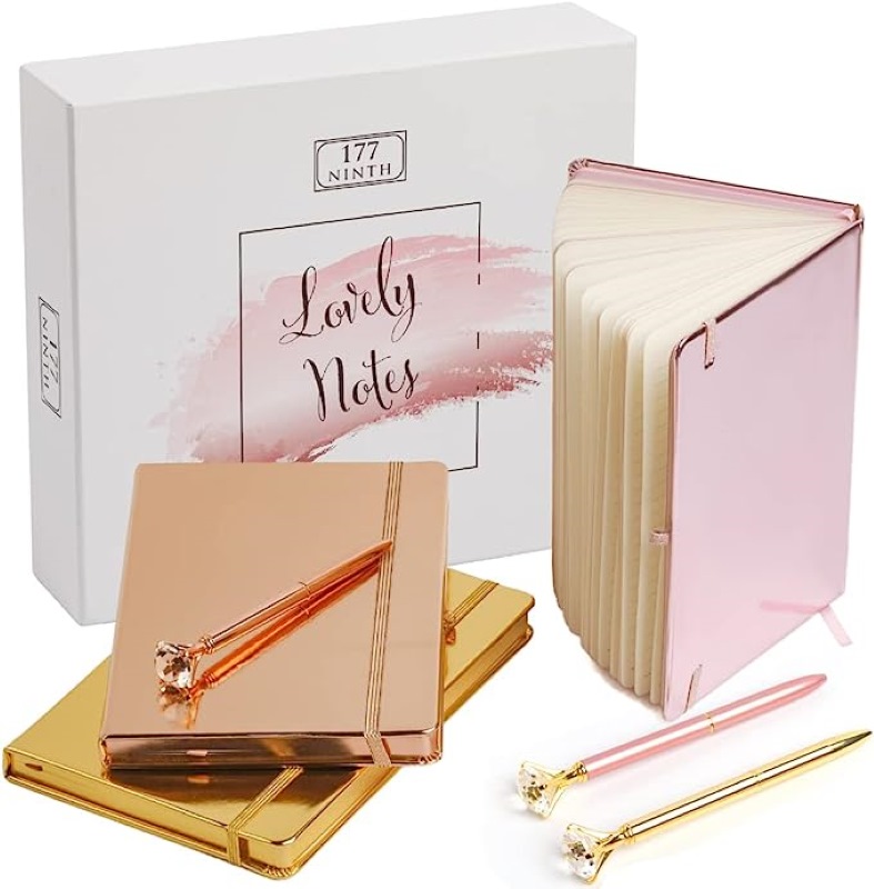 Journal Books  Personalized Rose Gold Journal Set 753867